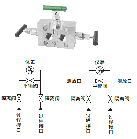 变送器带共面法兰-三阀组