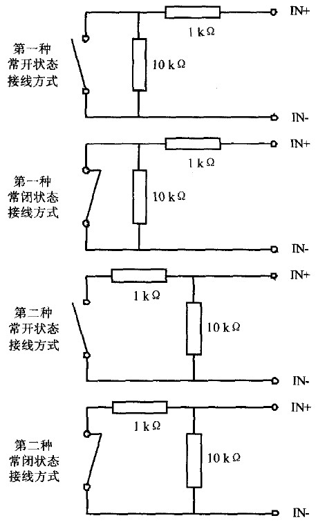 图1 接线和组态方式