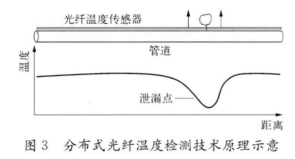 图3 分布式光纤温度检测技术原理示意